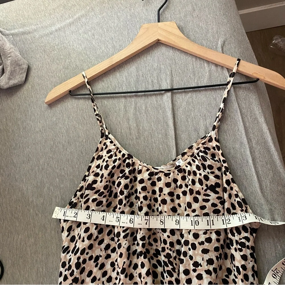 & Other Stories Gathered Leopard Maxi Dress - Picture 9 of 12